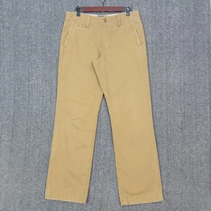 Vintage American Eagle Pants Mens 33x32* Brown AE Khaki Bootcut Y2K Grunge Chino - Picture 1 of 14