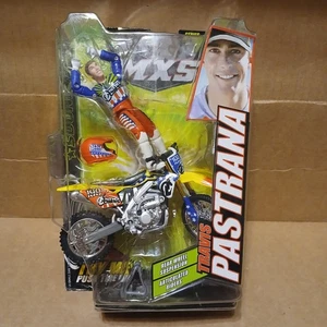Travis Pastrana Nitro Circus MXS Actionfigur 2011 selten Suzuki Dirt Bike Spielzeug  - Bild 1 von 3