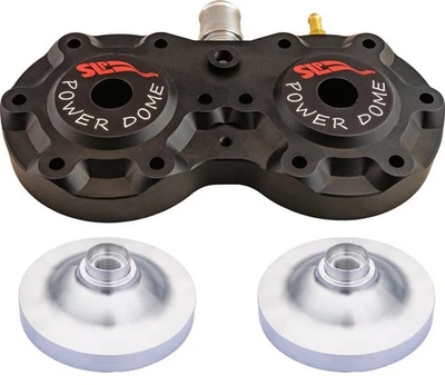 SLP Power Dome&trade; Billet Heads for Polaris 850 Boost Models 12-854 27-03813 - Image 1 of 3