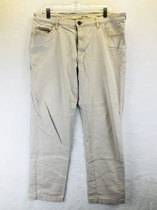 Good Threads Khaki Pants Mens 36x30 Skinny Beige Tan Straight Leg Stretch Chinos - Picture 1 of 11