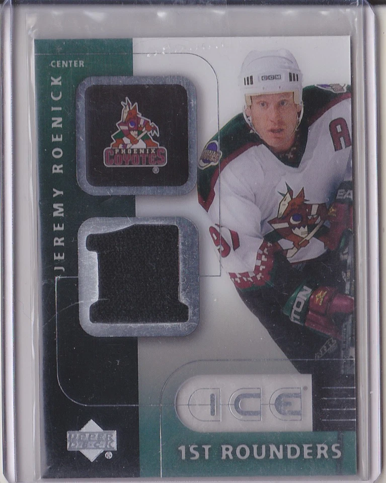2001-02 UD Ice Jeremy Roenick Jersey 1st Rounders Coyotes 01-02 - Image 1 of 1