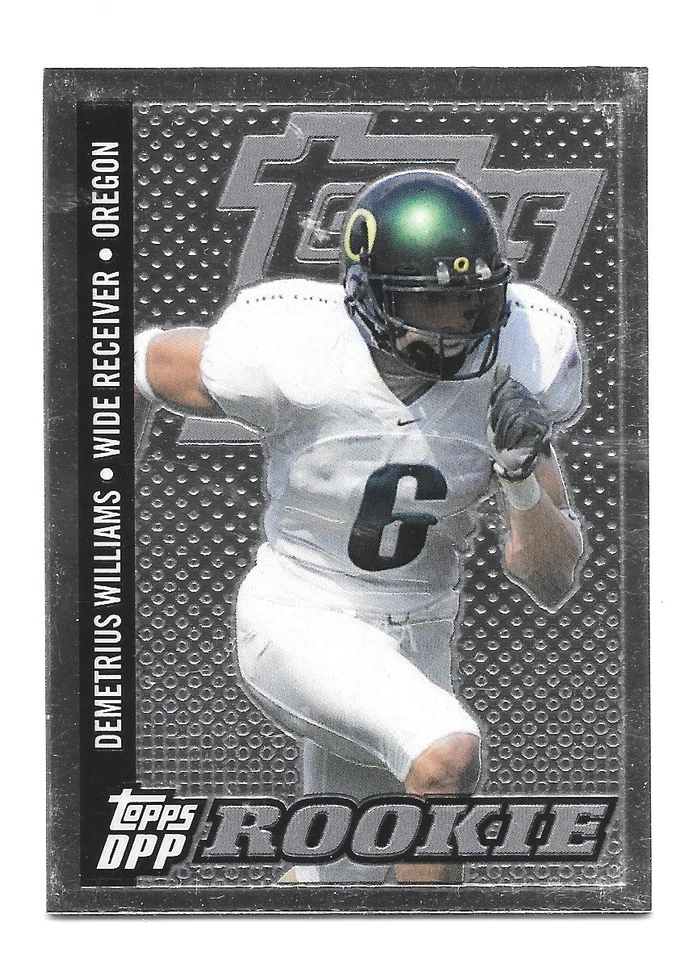 2006 Topps Chrome DPP Football Demetrius Williams Oregon Ducks #121 NRMT - Image 1 of 1
