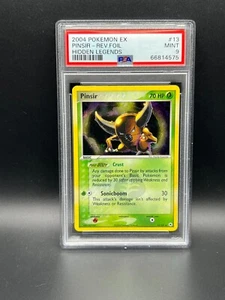 Pokemon PSA 9 MINT Pinsir 13/101 EX Hidden Legends Reverse Holofoil 2004 S#4575 - Picture 1 of 2