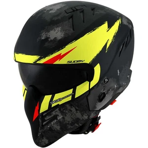 Casco Moto SUOMY ARMOR Hi-Volt Amarillo Talla M Yellow Casco Streetfighter Naked - Imagen 1 de 5