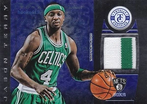 Tarjeta usada del juego Jason Terry 2013-14 totalmente certificada AZUL PRIME Celtics d#14/25 - Imagen 1 de 2