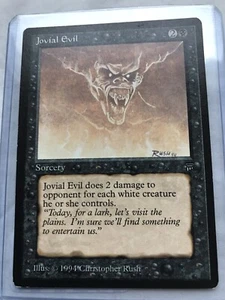 MTG Legends Jovial Evil! Excellent Cond.! Clean! Rare! - Picture 1 of 2