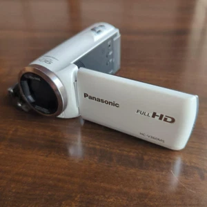 Panasonic HD Camcorder V360MS 16GB White 90x Zoom 2.2MP HC-V360MS-W From Japan - Picture 1 of 6