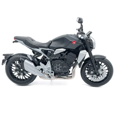 1/12 Honda CB1000R Motorrad Modell Die Cast Spielzeug Fahrzeug fur Kind Schwarz - Bild 1 von 4