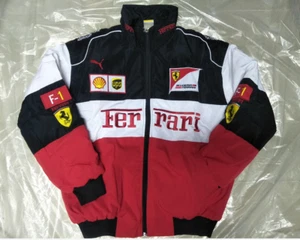 ~New 2024 FERRARI Black Embroidery EXCLUSIVE JACKET suit F1 team racing M-XXL~ - Picture 1 of 26