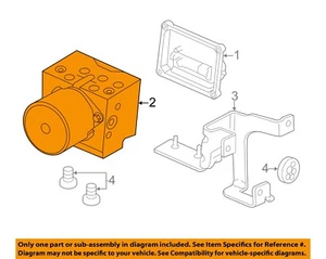 GM OEM ABS Anti-lock Brakes-Pressure Modulator Valve 25879231 - Foto 1 di 2