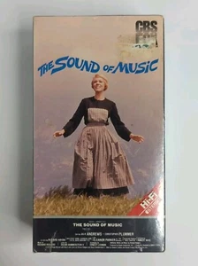 The Sound Of Music VHS CBS Fox 1986 Sealed Watermark Red Label Promo Sticker - Picture 1 of 5