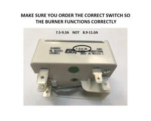 812101 for Roper Range Burner Infinite Control Switch Kitchenaid Estate - Picture 1 of 1