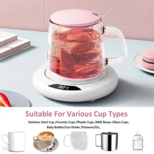 USB Electric Mug Warmer Cup Heater Coffee Milk Tea Water Heating Pad Coasters - Picture 1 of 7
