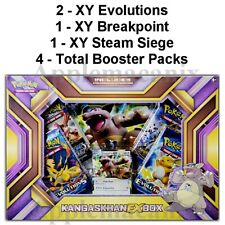 Pokemon TCG Kangaskhan-EX Box 4 Booster Packs 2 XY Evolutions Breakpoint AUTH