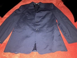 Nordstrom boys suit blazer dark blue color size 16R 4 pockets - Picture 1 of 14