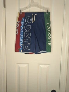 LACOSTE Boys Swim Shorts Size 12 Lacoste Logo 1927 - Picture 1 of 6