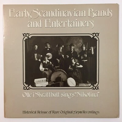 Early Scandinavian Bands Entertainers Vinyl Album LP Reissue Banjar Records Vtg - Image 1 of 4