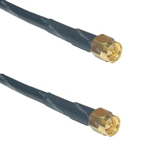 USA-CA LMR240 UF SMA STECKER auf SMA STECKER Koaxial RF Zopf Kabel Posten - Bild 1 von 1