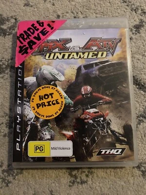 MX vs. ATV: Untamed (Sony PlayStation 3, 2008) With Manual - Image 1 of 3