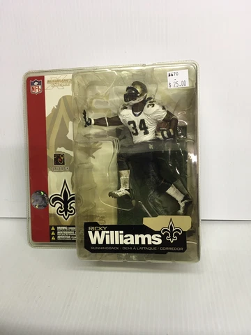 McFARLANE SPORTS PICKS NFL SERIES 4 NEW ORLEANS SAINTS RB RICKY WILLIAMS CHASE Cover