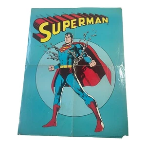 Vintage DC Comics Superman Poster 24"x18" from Xerox Education 1978 - Picture 1 of 8