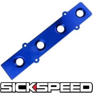 BLUE ALUMINUM SPARK PLUG VALVE COVER HONDA PRELUDE VTEC H22 H22A H22A1 SI - Picture 1 of 1