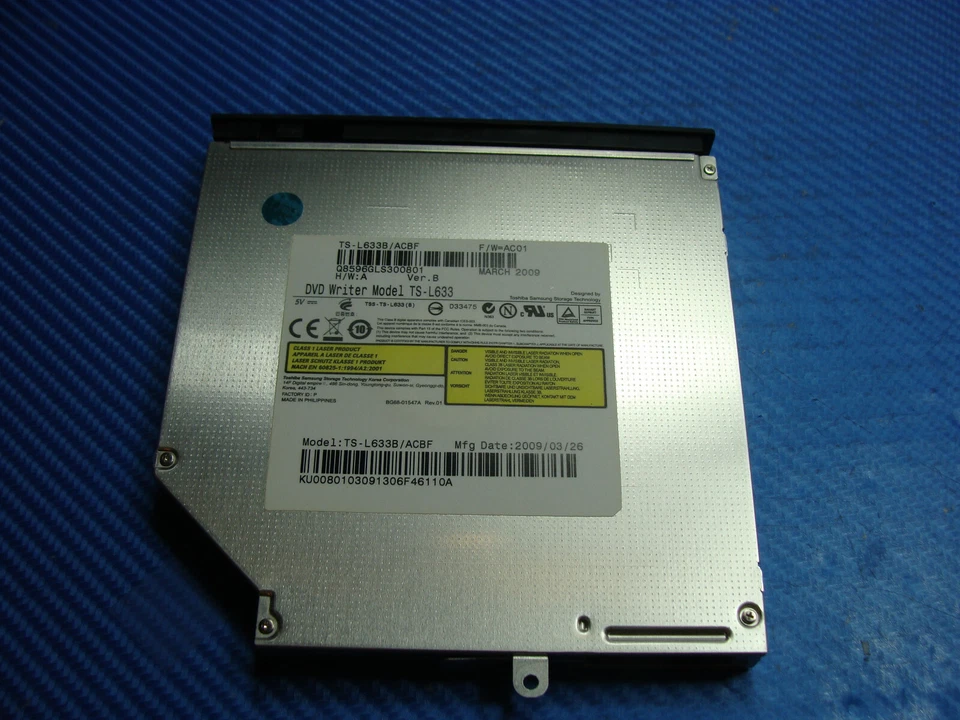 Acer Aspire 7735-4291 17.3" Genuine DVD-RW Burner Drive TS-L633 ER* - Image 1 of 4