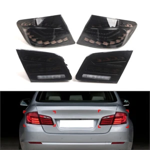 1 Set ABS Tail Lights Rear Lamps Brake Light For BMW 5 Series F10 F18 2010-2017 - Picture 1 of 14