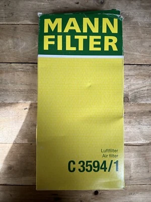 Filtro de aire Mann-Filter C 3594/1 para 00-04 Volvo S40 V40 Foto 1 de 2