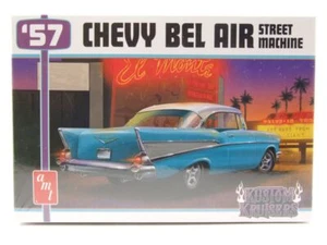 Chevrolet Bel Air Street Machine 1957 Kunststoffbausatz Modellauto 1:25 AMT - Bild 1 von 5