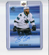 BRENT BURNS '15/16 SP Authentic SIGN OF THE TIMES AUTOGRAPH card #SOTT-BB