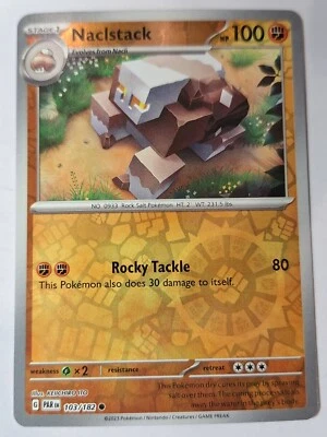 Naclstack 103/182 Sv04: Paradox Rift Pokemon Reverse Holo Foil Nice! - Image 1 of 3
