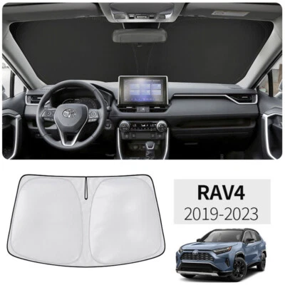 Parabrisas para Toyota RAV4 2019-2023 parasol rayos UV bloque ventana visera cubierta Foto 1 de 4