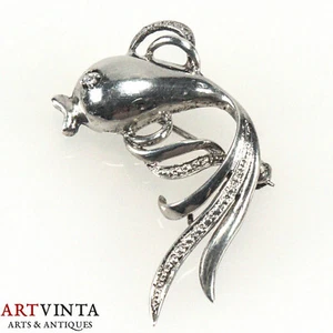 Brosche Fisch Silber 925 Brooch Fish Silver 925 - Bild 1 von 6