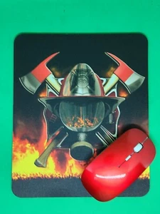 Firefighter Sublimated Mouse Pad - Picture 1 of 3