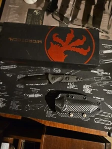 Microtech Socom Alpha Mini DLC Full Serated - Picture 1 of 4
