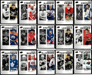 2024-25 UD TIM HORTONS RETROSPECTIVES BASE SET CARDS U PICK - FINISH SET NEW! - Picture 1 of 201