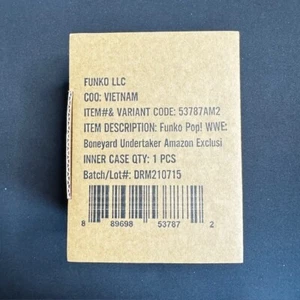 Funko Pop! WWE Undertaker - Amazon Exclusive Biker #81 - Immaculate in Shipper - Picture 1 of 7