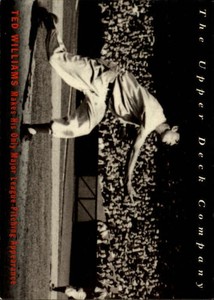 1994 Upper Deck All-Time Heroes Baseball Card #1 Ted Williams OW