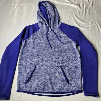 Sudadera con capucha polar Under Armour Storm Cold Gear Performance púrpura para mujer S 20,5 Wx24 L Foto 1 de 4