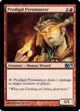 1x Prodigal Pyromancer - Foil MTG Magic 2010 (M10) NM Magic Foil