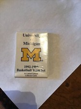 University of Michigan Fab 5 92/93 Sealed Team Set Howard Rose Webber- 14 Cards.