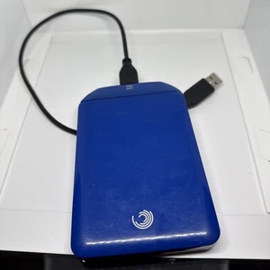 Seagate FreeAgent Go 500GB Blue w/ usb cable - Picture 1 of 2
