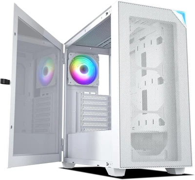 AL800 Full Tower PC Computer Case - Door Opening Design Tempered Glass, E-ATX/AT - Image 1 of 4