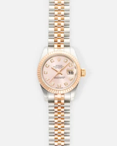 Rolex Lady-Datejust 26 Rolesor Everose Jubilee 179171-0018 c. 2008 - Picture 1 of 7