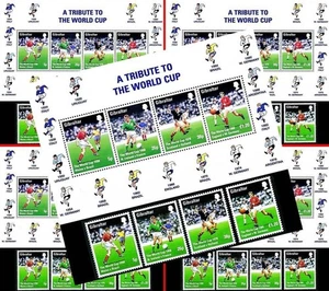$$ Wholesale $$ GIBRALTAR 1998 FOOTBALL WORLD CUP + S/S x5 SC#746-49a MNH SOCCER - Picture 1 of 1