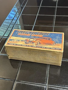 RARE Original 1930’s LOUIS MARX ELECTRIC LIGHTED SPEED-WAY COUPE “BOX ONLY” - Picture 1 of 19