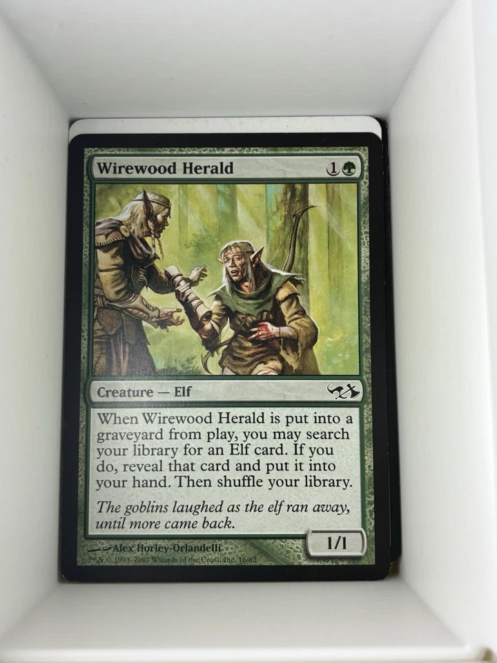 Magic the Gathering Wirewood Herald Duel Decks: Elves vs. Goblins MTG Free Ship! - Image 1 of 1