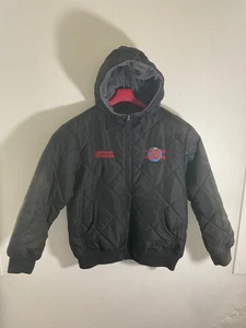 Northwest Territory X-Large Quilted Hooded Jacket Black Polyester - Picture 1 of 4