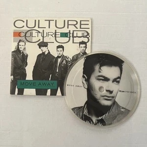 CULTURE CLUB - Move Away - PICTURE DISC 5" Vinyl Mini Single - 1986 Virgin - Picture 1 of 6